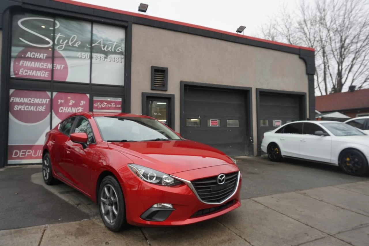 2015 Mazda Mazda3 Auto GS 2.0 LITRES SIÈGES CHAUFFANT CAM Main Image