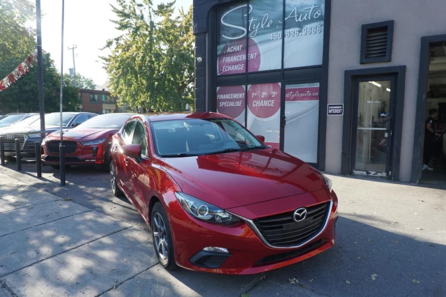 Mazda Mazda3 Auto GS 2.0 LITRES SIÈGES CHAUFFANT CAM 2015