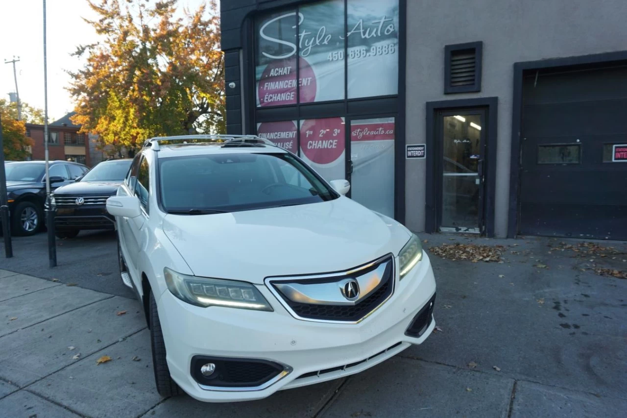 2016 Acura RDX AWD  Elite Package LEATHER ROOF CAM NAV Main Image