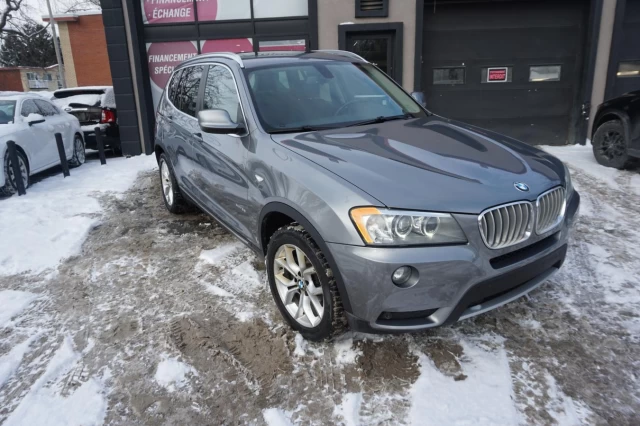 BMW X3 28i AWD LEATHER PANO ROOF 2013