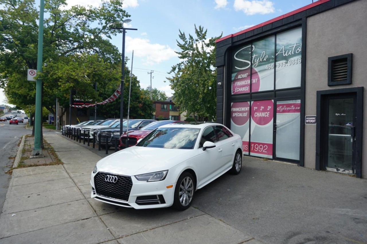 2018 Audi A4 2.0 TFSI quattro Komfort S tronic Leather Roof Cam Image principale