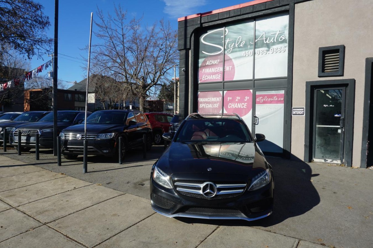 2018 Mercedes-Benz C-Class C 300 4MATIC Wagon Leather Roof Cam Nav Image principale